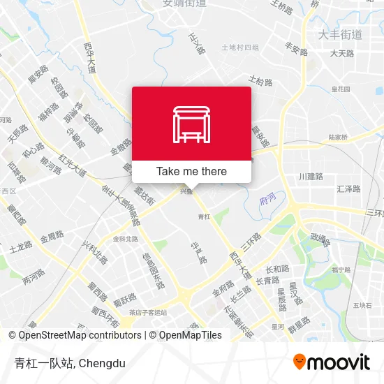 青杠一队站 map