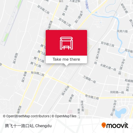 腾飞十一路口站 map
