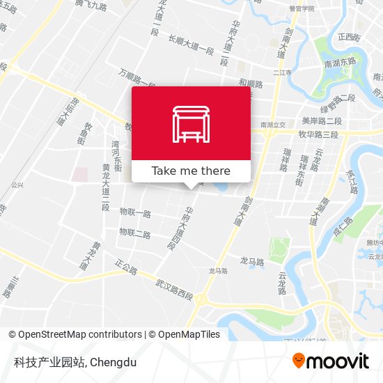 科技产业园站 map