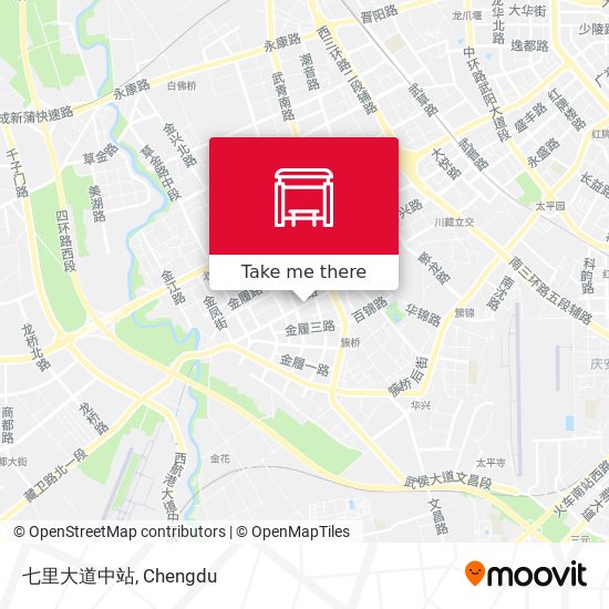 七里大道中站 map