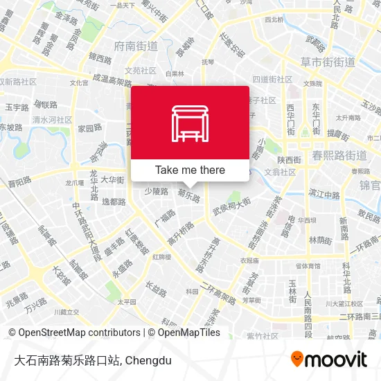 大石南路菊乐路口站 map