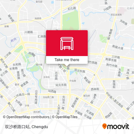 双沙桥路口站 map