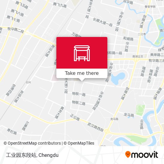 工业园东段站 map