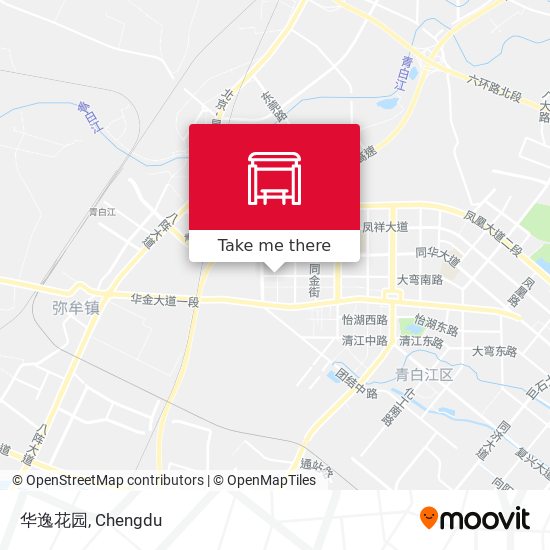 华逸花园 map