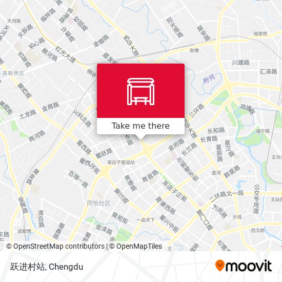 跃进村站 map