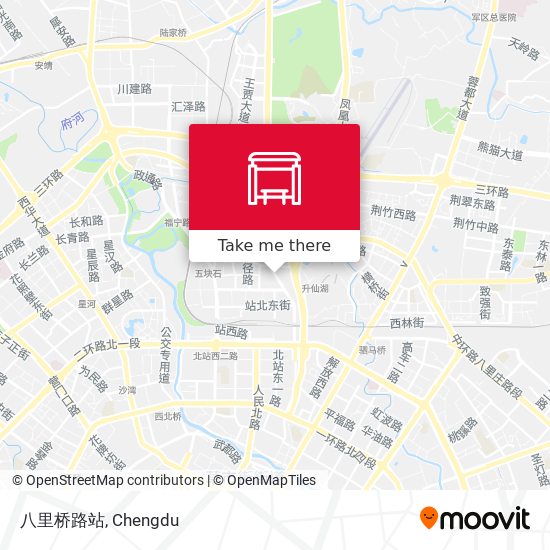 八里桥路站 map