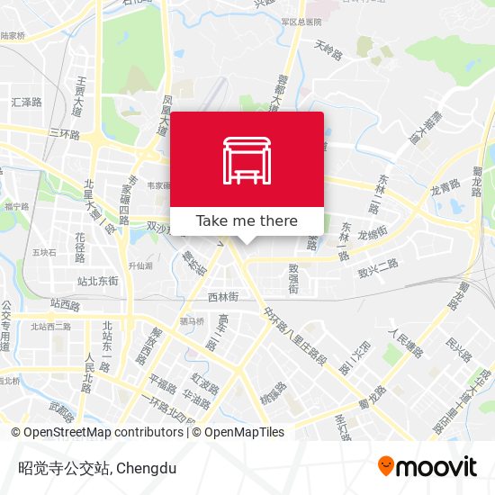 昭觉寺公交站 map