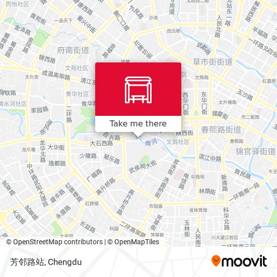 芳邻路站 map