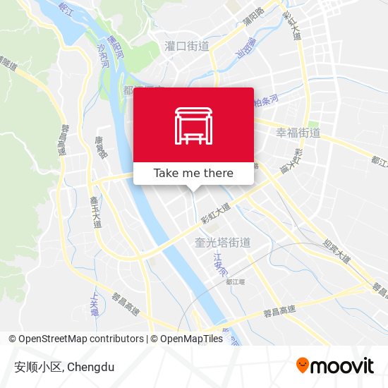 安顺小区 map