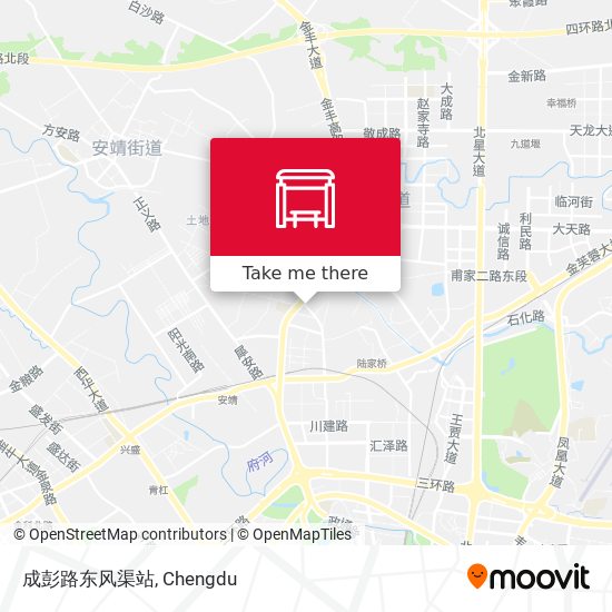 成彭路东风渠站 map