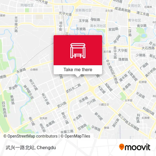 武兴一路北站 map