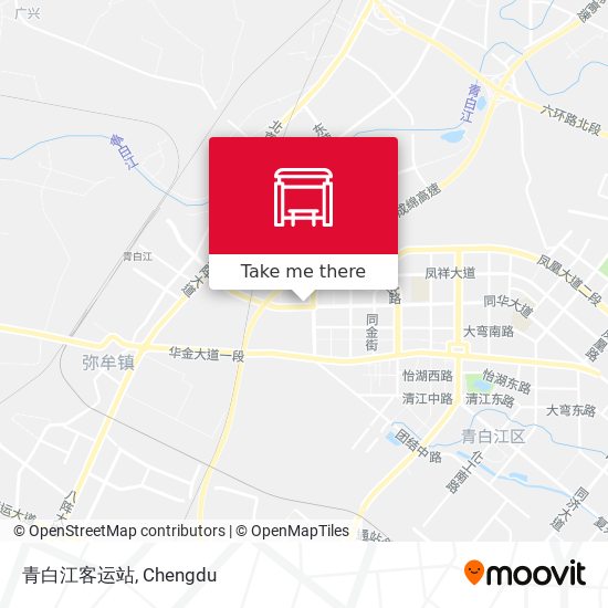 青白江客运站 map