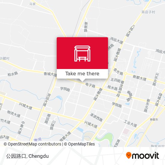 公园路口 map
