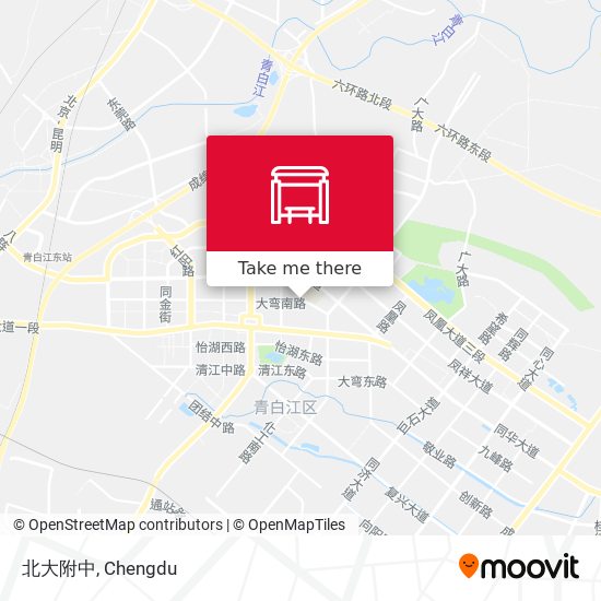 北大附中 map