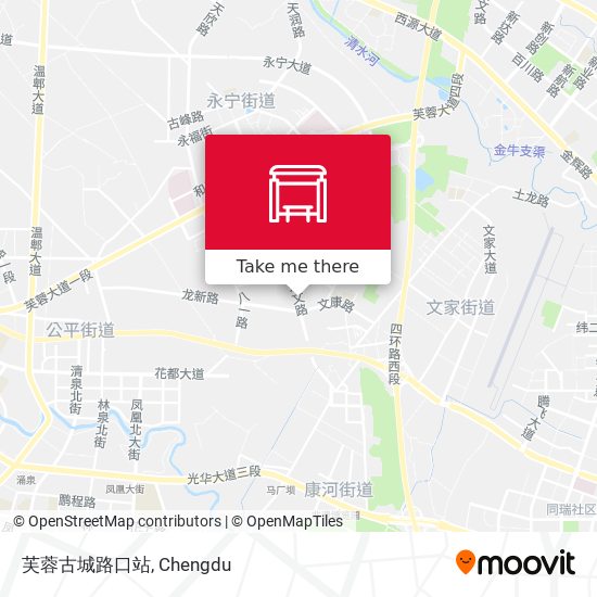 芙蓉古城路口站 map