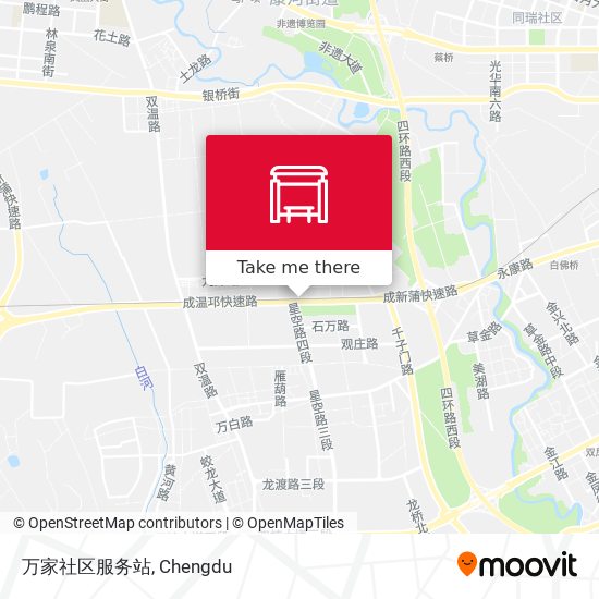 万家社区服务站 map