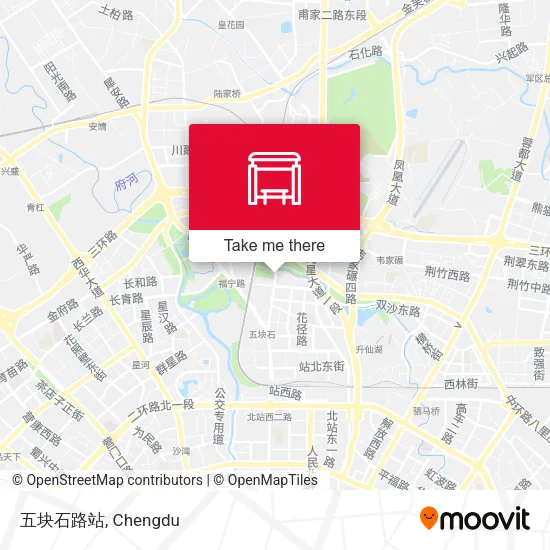 五块石路站 map