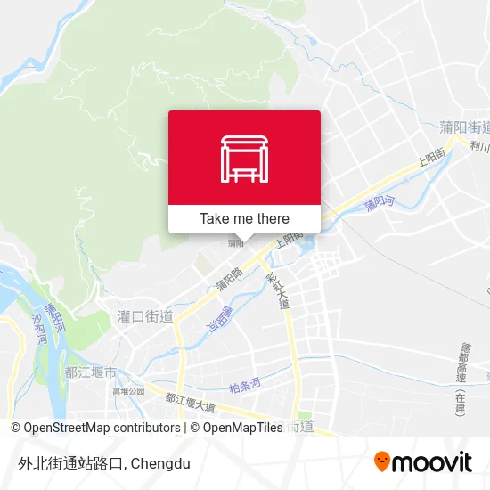 外北街通站路口 map