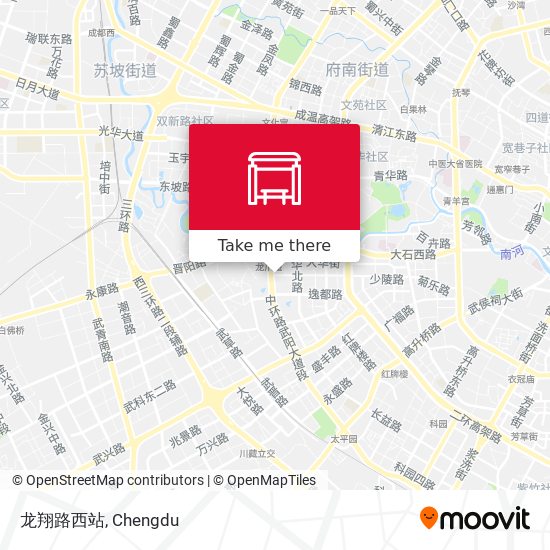 龙翔路西站 map