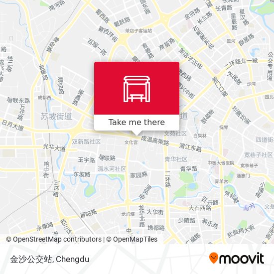 金沙公交站 map