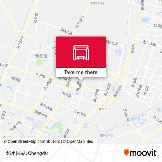 邻水园站 map