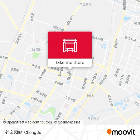邻亲园站 map
