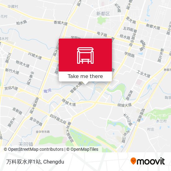 万科双水岸1站 map