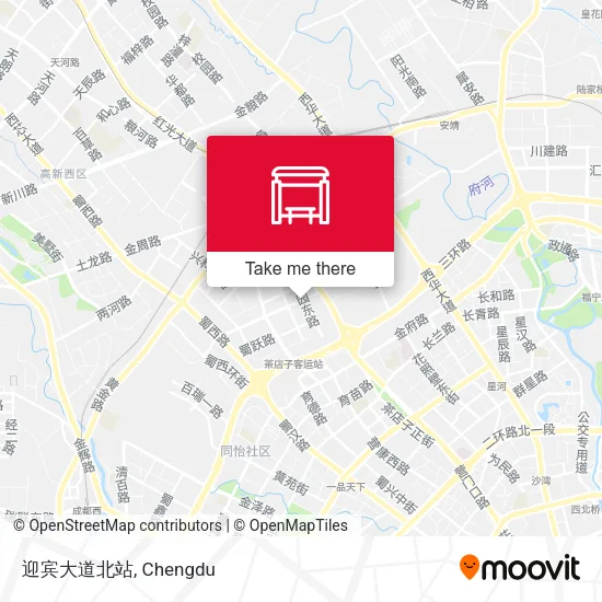 迎宾大道北站 map