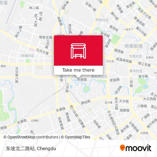 东坡北二路站 map