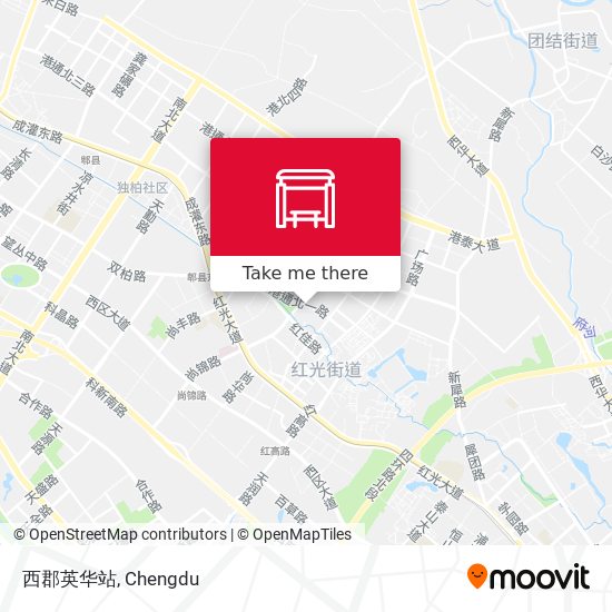 西郡英华站 map