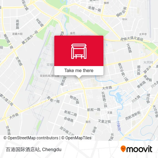 百港国际酒店站 map
