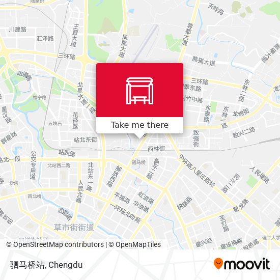驷马桥站 map