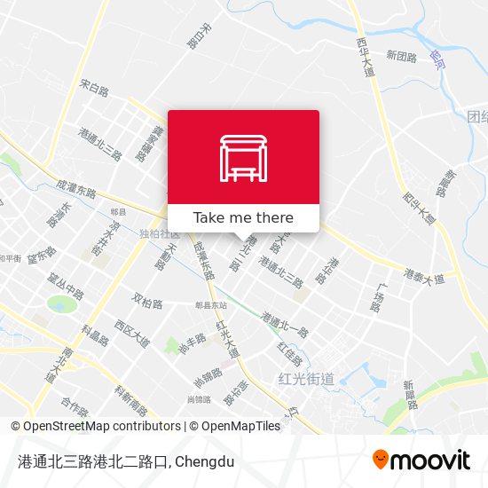 港通北三路港北二路口 map