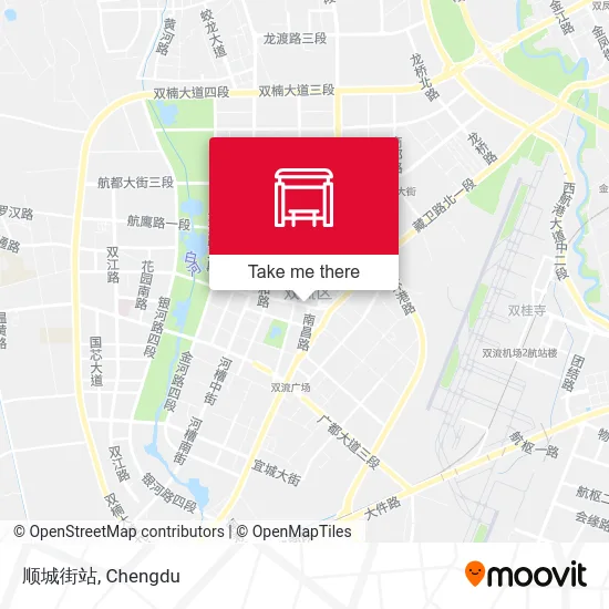 顺城街站 map