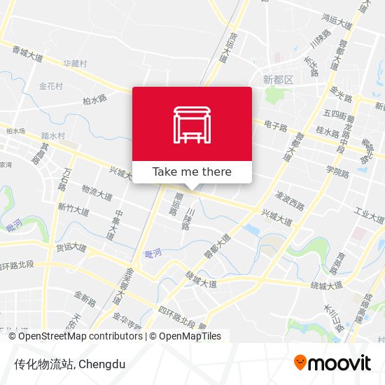 传化物流站 map