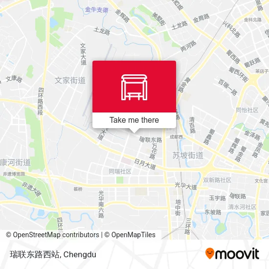 瑞联东路西站 map