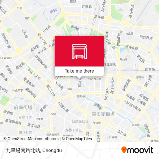 九里堤南路北站 map