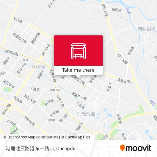 港通北三路港东一路口 map