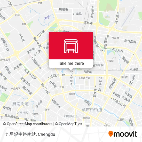 九里堤中路南站 map