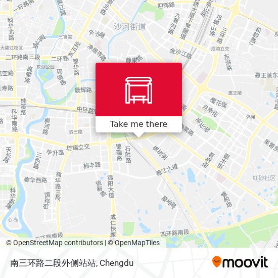 南三环路二段外侧站站 map