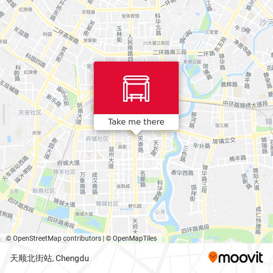 天顺北街站 map