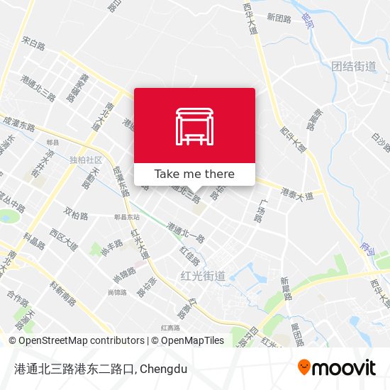 港通北三路港东二路口 map