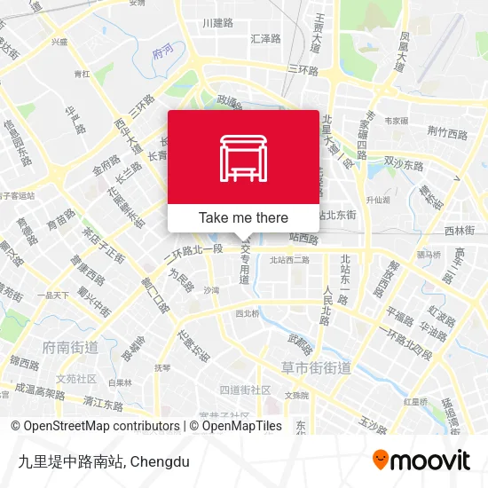 九里堤中路南站 map