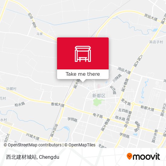 西北建材城站 map