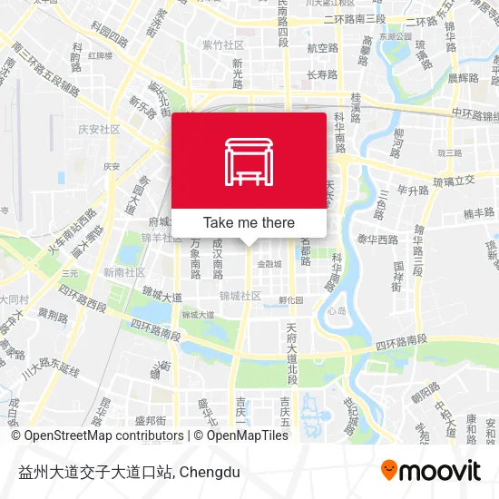 益州大道交子大道口站 map