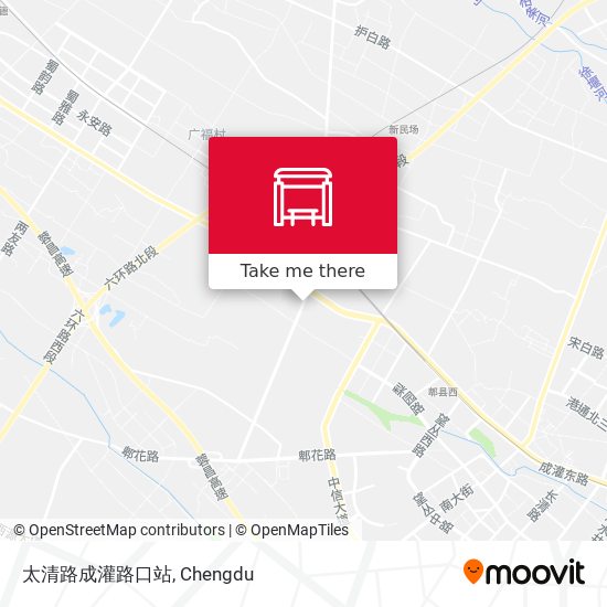 太清路成灌路口站 map