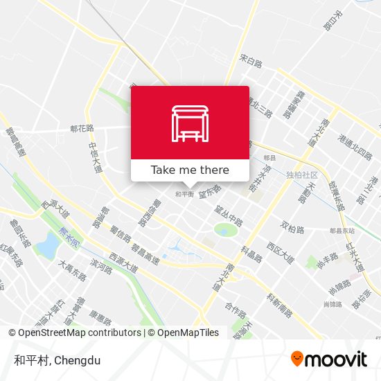 和平村 map