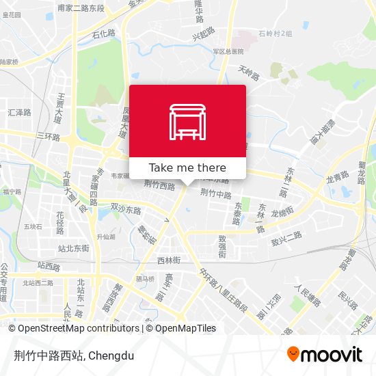 荆竹中路西站 map