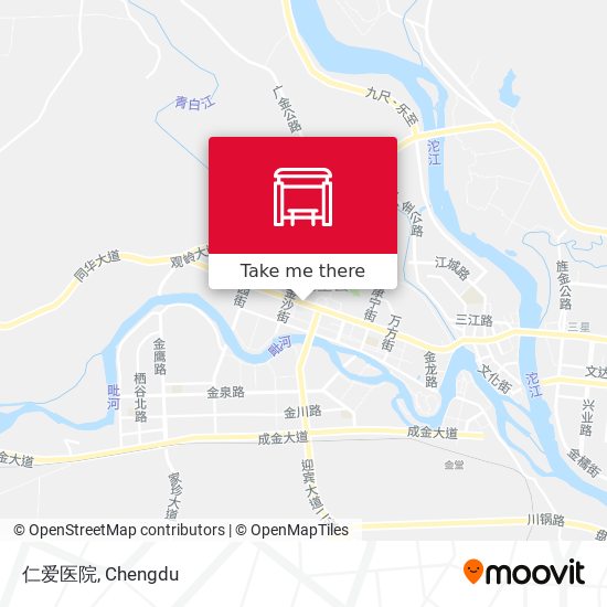 仁爱医院 map
