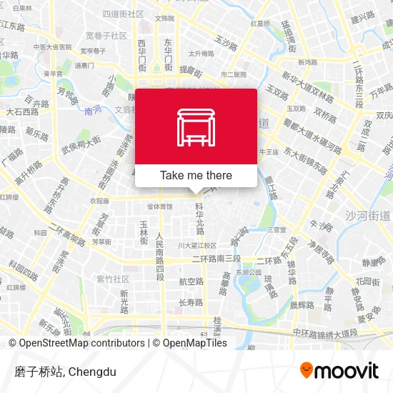 磨子桥站 map